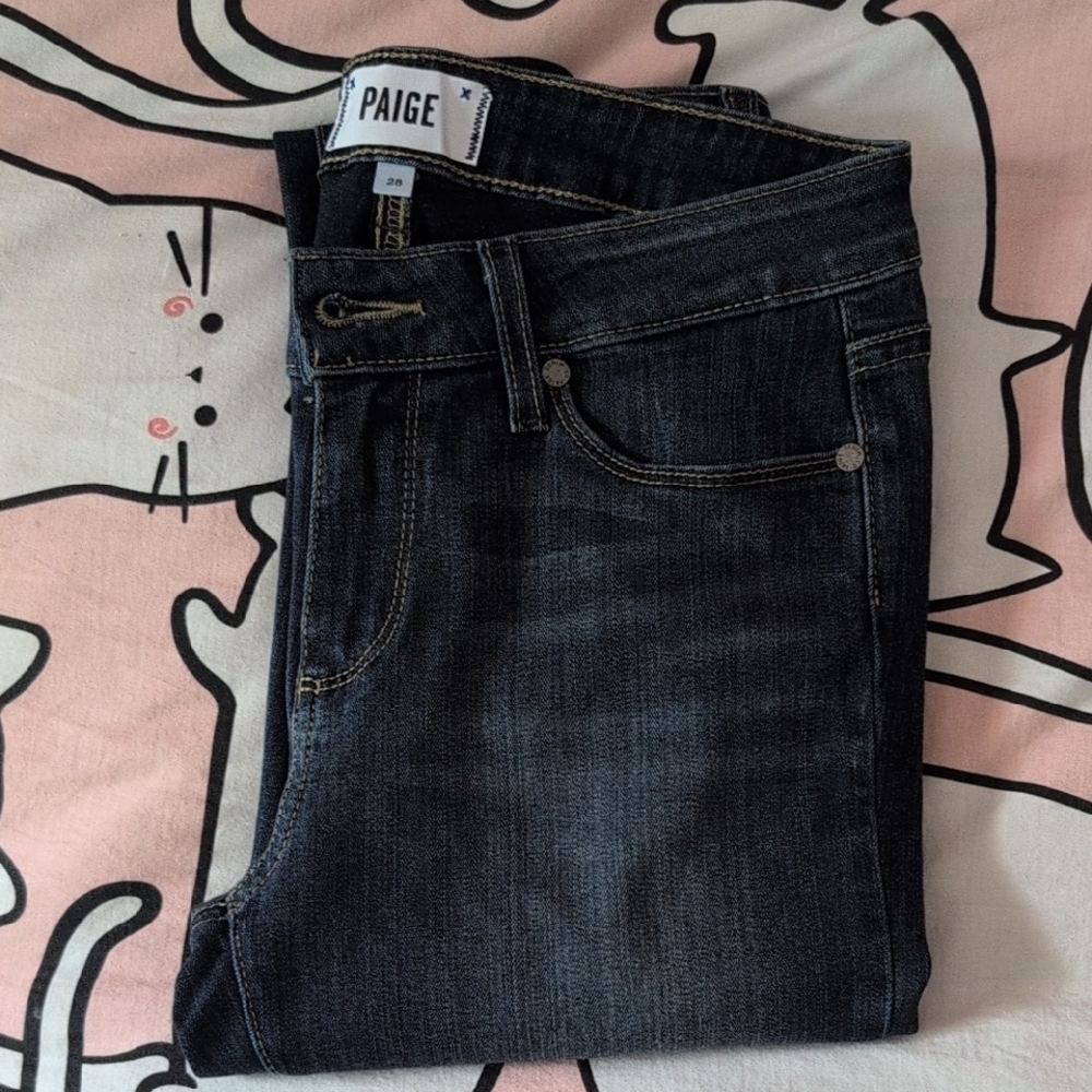 PAIGE Blue Skinny Jeans with Classic Style